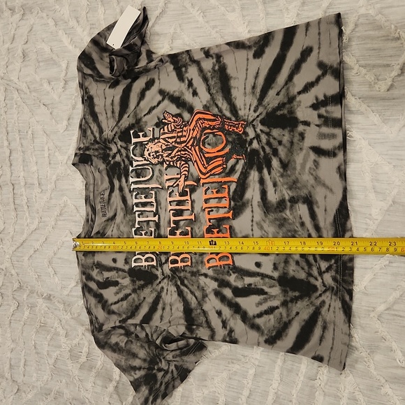 Black & gray tie dye Beetlejuice t-shirt size XL, new with tags! - Picture 7 of 7